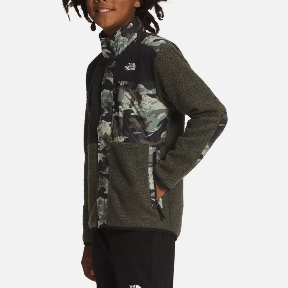 The North Face Forrest Fleece Mashup Jacket Camo Kid's Size M 10